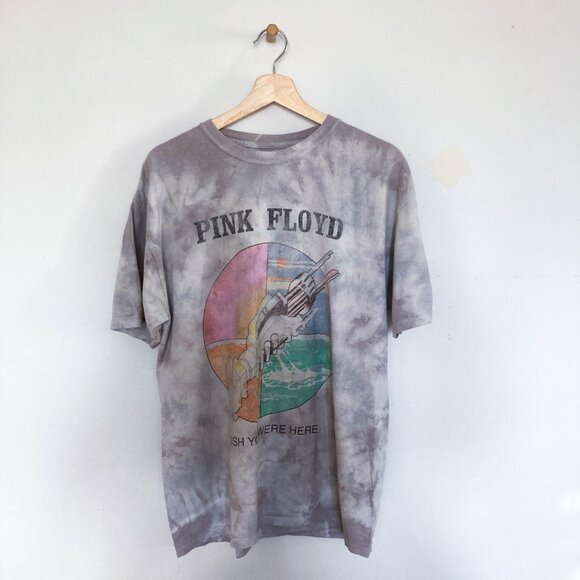 Pink Floyd Acid Wash Loose Fit Graphic Tee T shirt - Picture 2 of 8